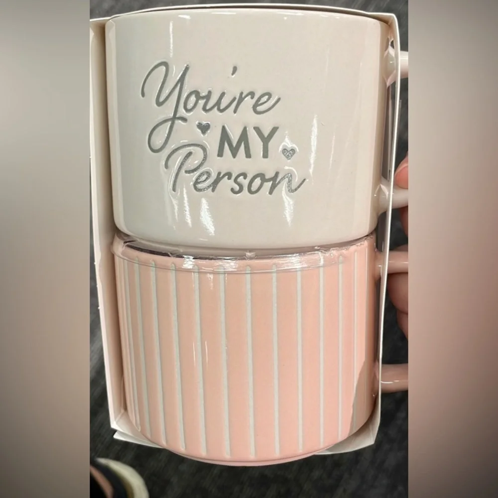 Target Valentine’s Day Bullseye set of (2) Ceramic Mugs.